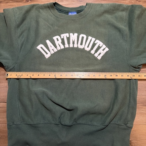 Vintage Late 90s Champion Men XL Reverse Weave Arched Dartmouth College Crewneck - Picture 11 of 13